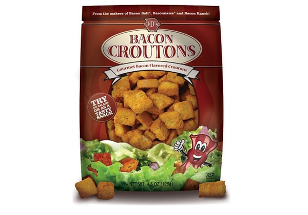 bacon-croutons